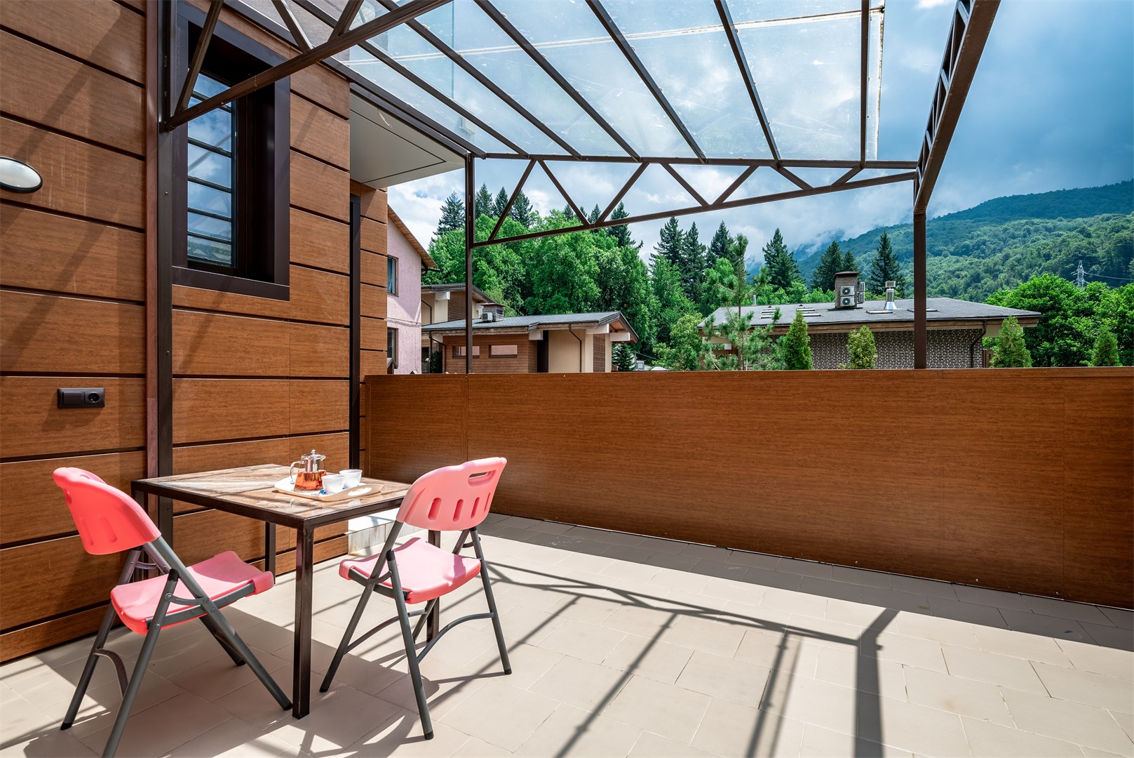Делюкс | терраса | вид на горы