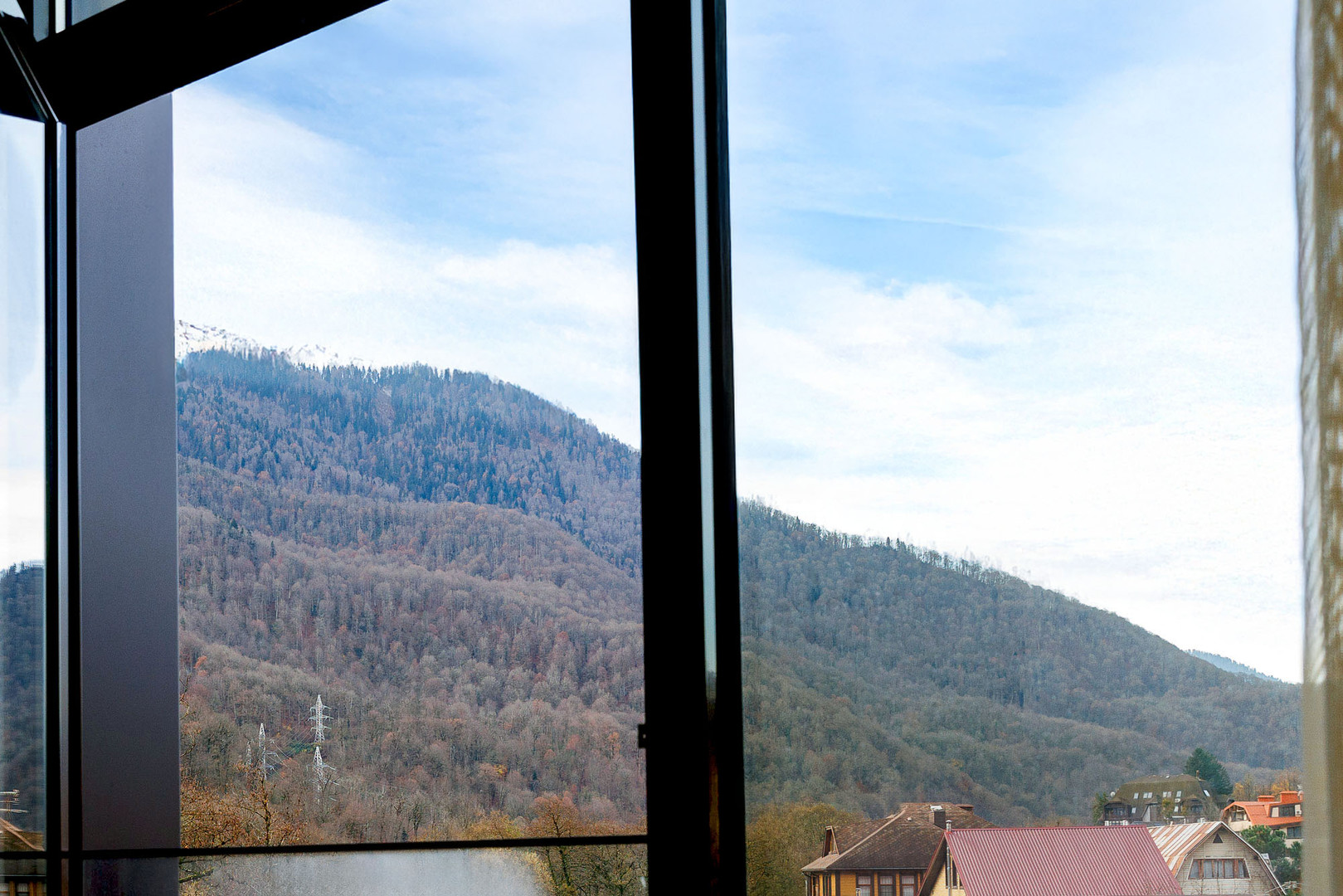 Вид на горы из номера