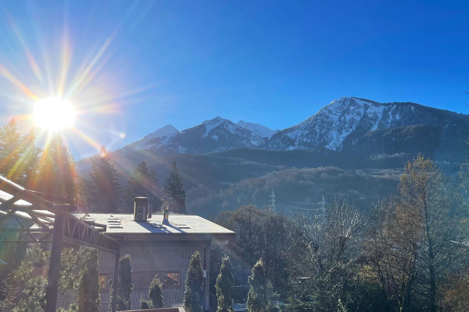 Делюкс | терраса | вид на горы