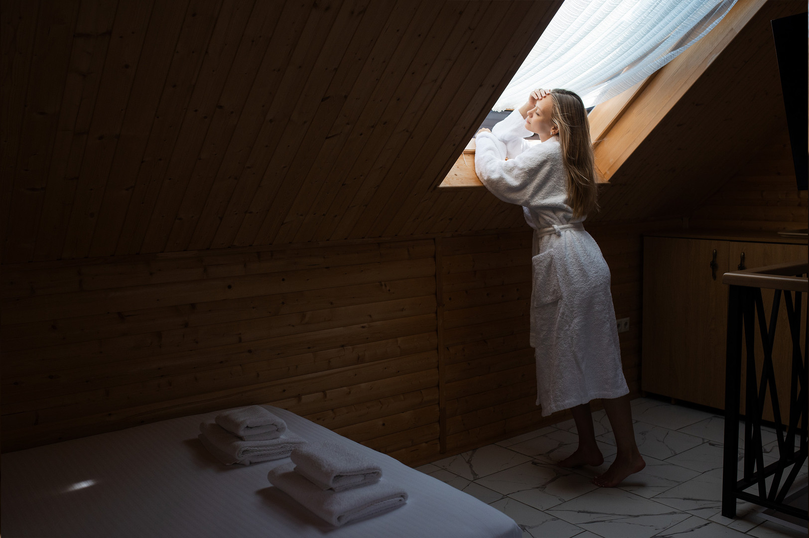 Деревянный коттедж в Красной поляне