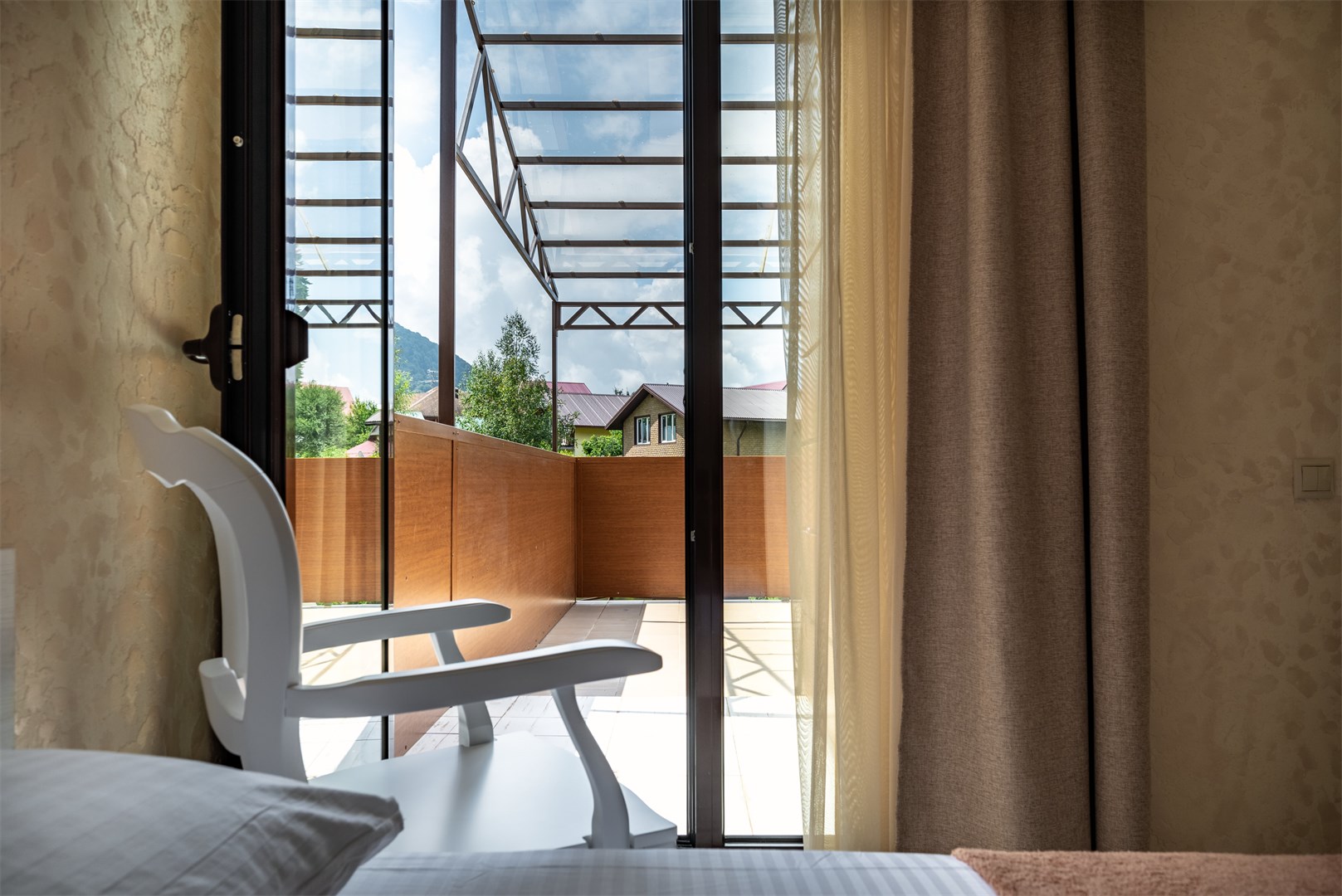 Делюкс | терраса | вид на горы